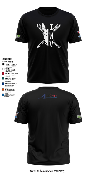 IWV Youth Baseball 15555147 Short Sleeve Performance Shirt - 10