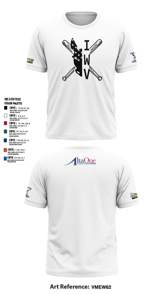 IWV Youth Baseball 15555147 Short Sleeve Performance Shirt - 11