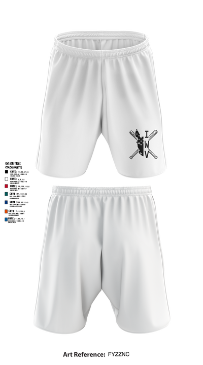 IWV Youth Baseball 15555147 Athletic Shorts With Pockets - 2