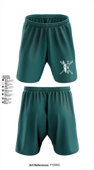 IWV Youth Baseball 15555147 Athletic Shorts With Pockets - 4