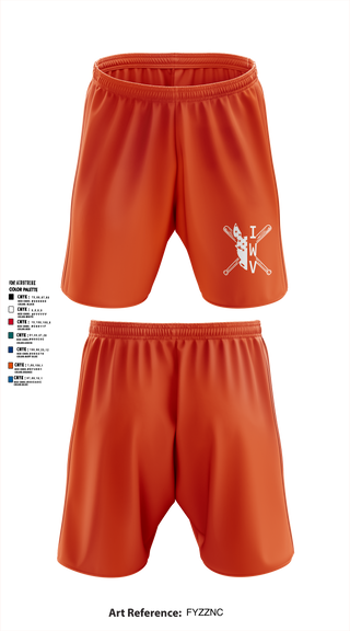 IWV Youth Baseball 15555147 Athletic Shorts With Pockets - 6