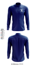 IWV Youth Baseball 15555147 Quarter Zip Jacket - 5