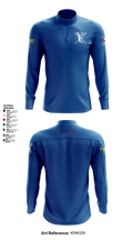 IWV Youth Baseball 15555147 Quarter Zip Jacket - 7
