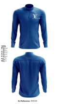 IWV Youth Baseball 15555147 Quarter Zip Jacket - 7