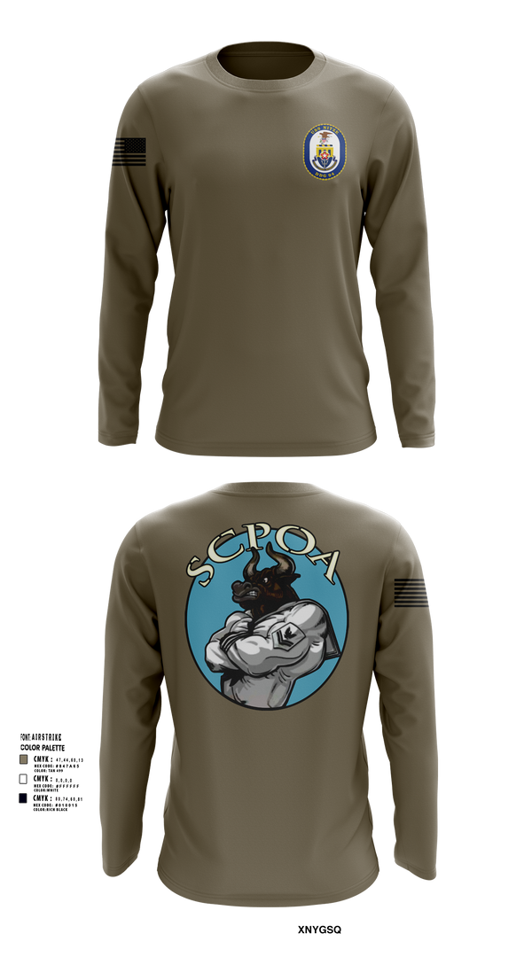 Scpoa 2939861 Long Sleeve Performance Shirt -107