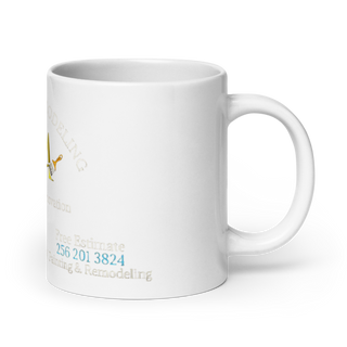 JM PAINTING &REMODELING 36722841 White Glossy Mug - Small