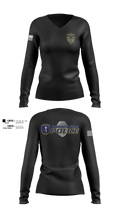 Hodgenville Police Department Women's Long Sleeve V-neck Shirt - 100
