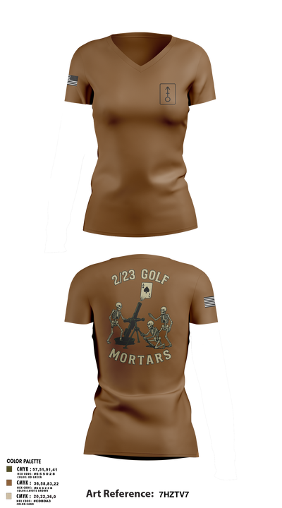 Golf 2439135 Women's Short Sleeve V-neck Shirt -2