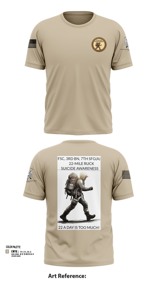 FSC, 3RD BN, 7TH SFG(A) 2558411 Short Sleeve Performance Shirt -2