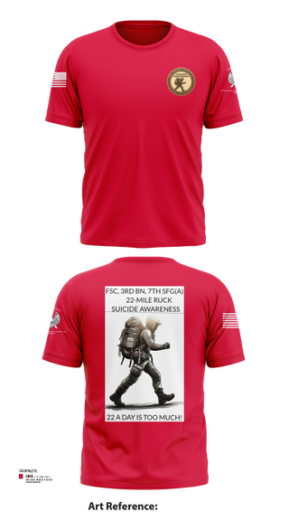 FSC, 3RD BN, 7TH SFG(A) 2558411 Short Sleeve Performance Shirt -3