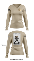FSC, 3RD BN, 7TH SFG(A) 2558411 Women's Long Sleeve V-neck Shirt - 2