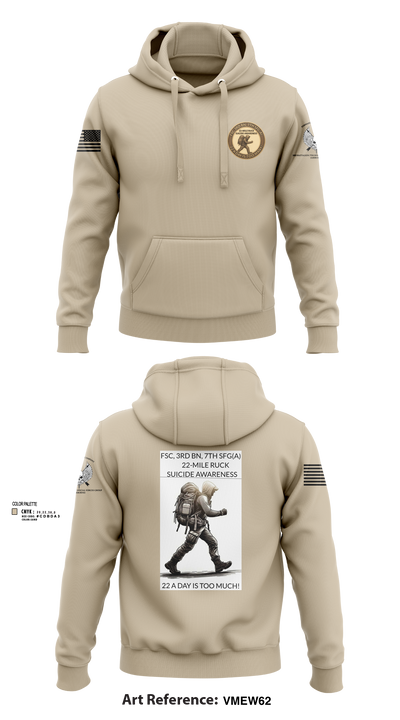 FSC, 3RD BN, 7TH SFG(A) 2558411 Hoodie -2