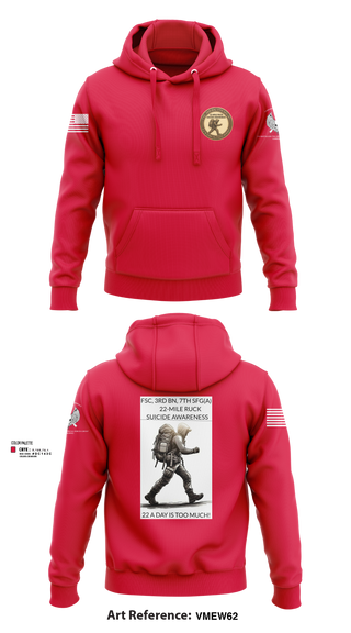 FSC, 3RD BN, 7TH SFG(A) 2558411 Hoodie -3