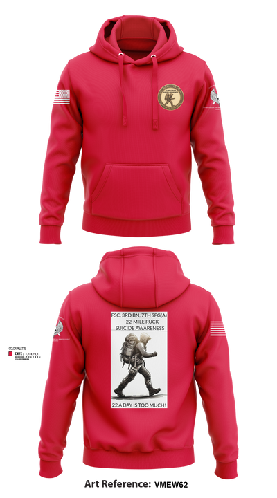 FSC, 3RD BN, 7TH SFG(A) 2558411 Hoodie -3