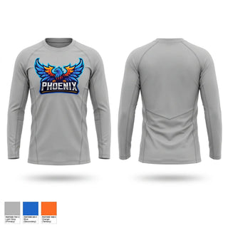 Long Sleeve Performance Shirt, Phoenix, Softball, Teamtime, Team time, sublimation, custom sports apparel, team uniforms, spirit wear, spiritwear, sports uniforms, custom shirts, team store, custom team store, fundraiser sports, apparel fundraiser