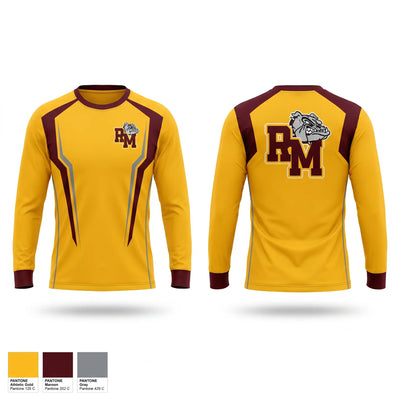 Ruleville Middle Lady Bulldogs Long Sleeve Performance Shirt 1