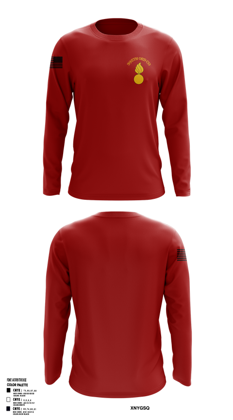 395th Ordnance Company 51891174 Long Sleeve Performance Shirt -1
