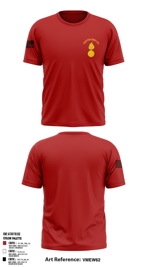 395th Ordnance Company 51891174 Short Sleeve Performance Shirt - 1