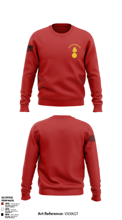 395th Ordnance Company 51891174 Crew Neck Sweatshirt - 1