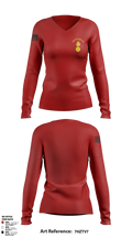395th Ordnance Company 51891174 Women's Long Sleeve V-neck Shirt -1