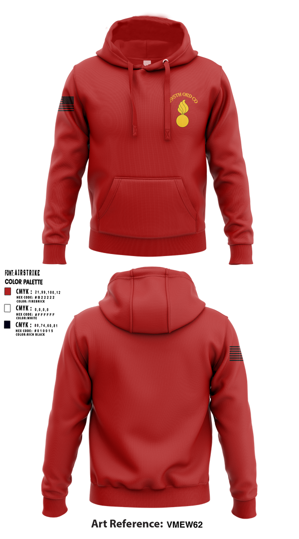 395th Ordnance Company 51891174 Hoodie - 1