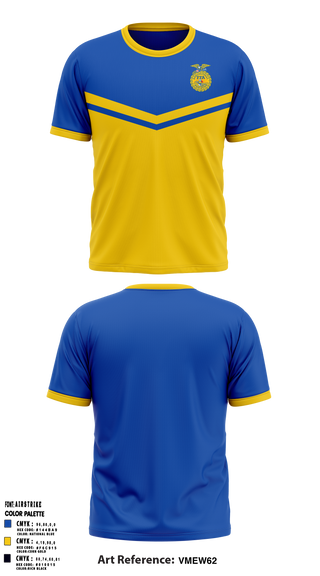 North Decatur FFA 50853256 Short Sleeve Performance Shirt - 1