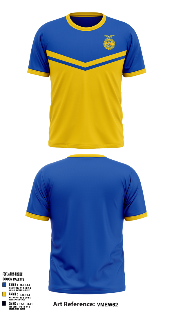North Decatur FFA 50853256 Short Sleeve Performance Shirt - 1