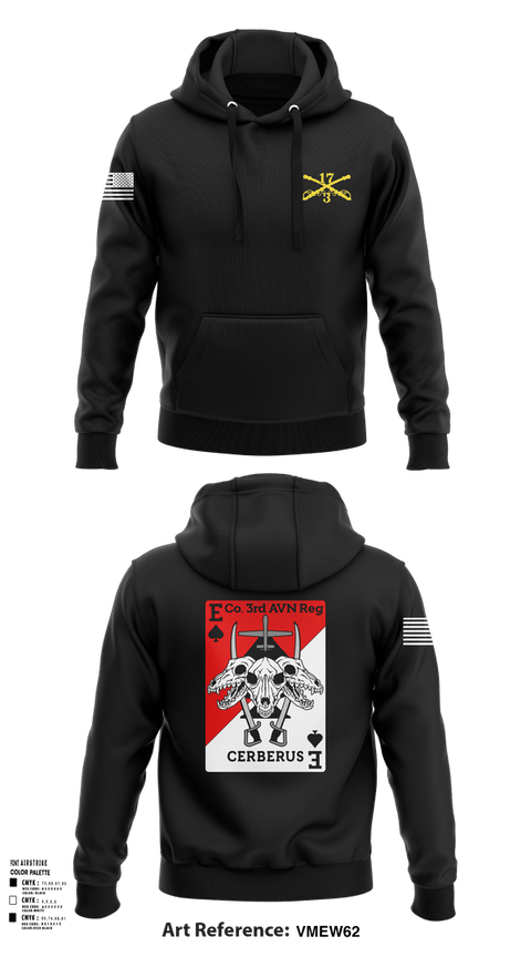 Hoodie, E CO 3RD AVN REGT, , Teamtime, Team time, sublimation, custom sports apparel, team uniforms, spirit wear, spiritwear, sports uniforms, custom shirts, team store, custom team store, fundraiser sports, apparel fundraiser