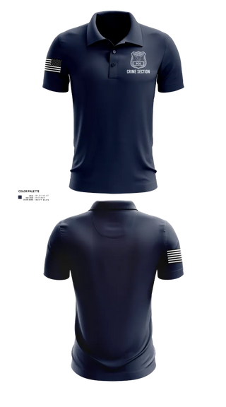 Short Sleeve Performance Polo, 5th PCT Crime Section, , Teamtime, Team time, sublimation, custom sports apparel, team uniforms, spirit wear, spiritwear, sports uniforms, custom shirts, team store, custom team store, fundraiser sports, apparel fundraiser
