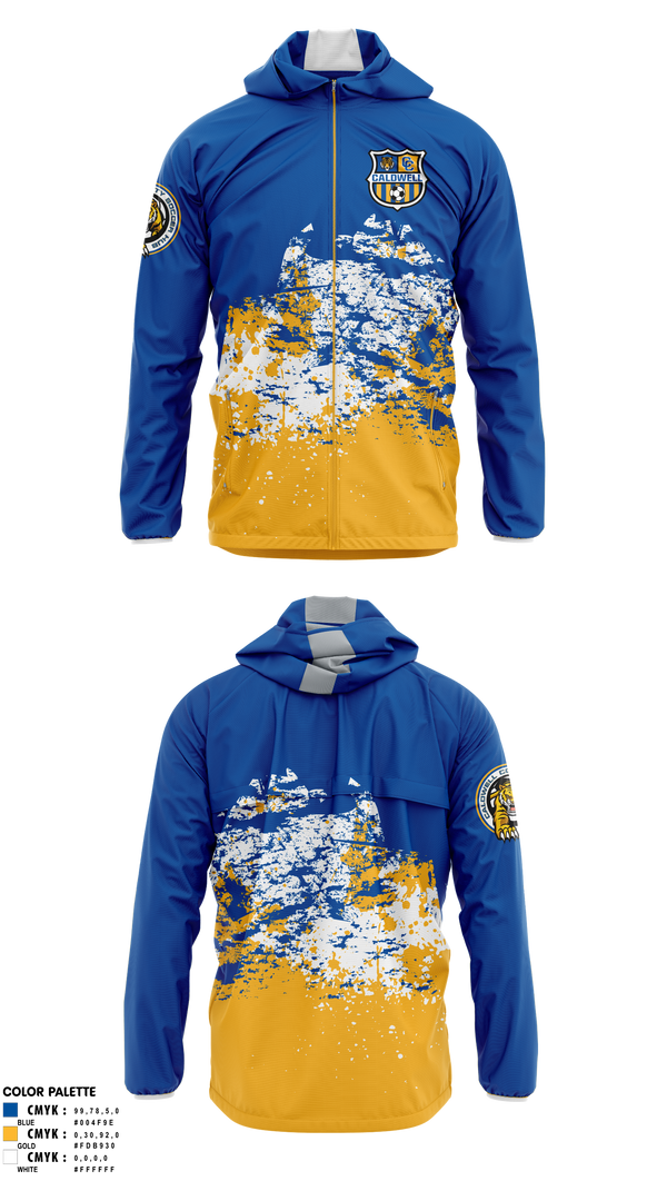 Caldwell County Soccer 41126474 Windbreaker - 1