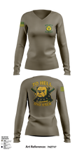 805th military police company 28927208 Women's Long Sleeve V-neck Shirt - 1