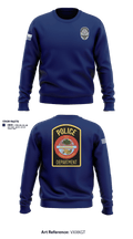 Clinton Police Department 30508579 Crew Neck Sweatshirt - 1