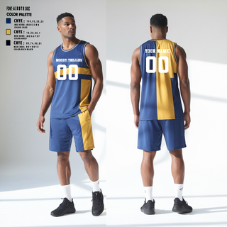 Moody Trojans 61343445 Mens Basketball Jersey - 3