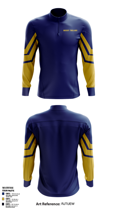 Moody Trojans 61343445 Quarter Zip Jacket - 1