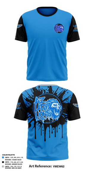 AZ Lady Lions 90160831 Short Sleeve Performance Shirt - 11