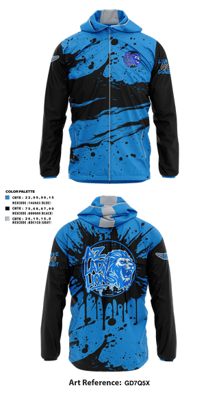 AZ Lady Lions 90160831 Windbreaker - 10