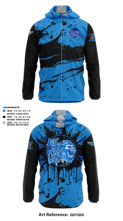 AZ Lady Lions 90160831 Windbreaker - 10