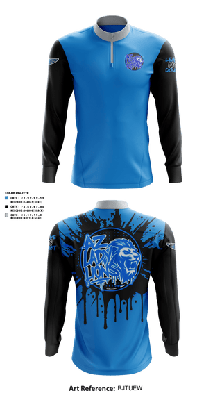 AZ Lady Lions 90160831 Quarter Zip Jacket - 11