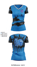AZ Lady Lions 90160831 Women's Short Sleeve V-neck Shirt - 10