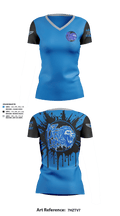 AZ Lady Lions 90160831 Women's Short Sleeve V-neck Shirt - 11