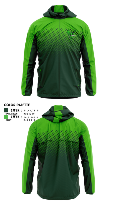 Spruce youth wrestling Windbreaker - 1