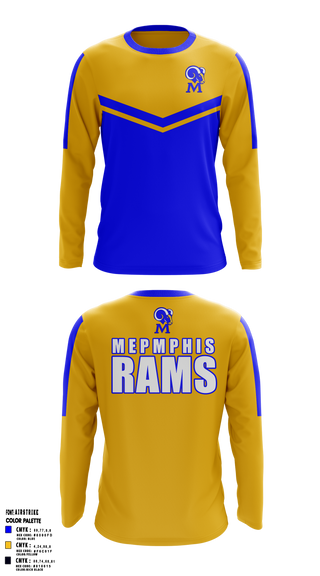 Memphis Rams 44971969 Long Sleeve Performance Shirt 1