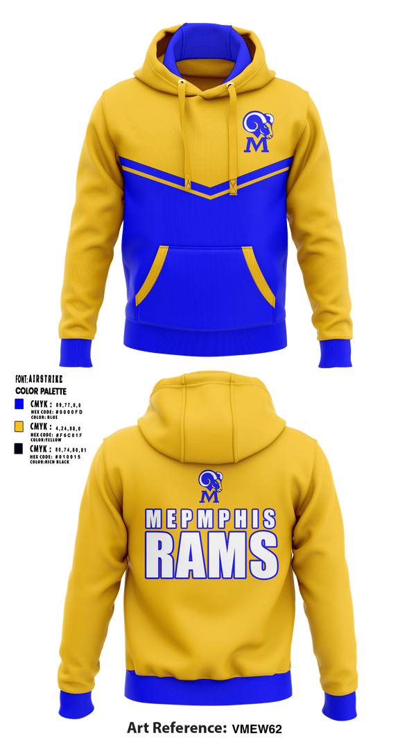 Memphis Rams 44971969 Hoodie - 1