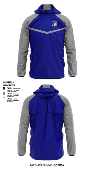 Owatonna Gymnastics 66502573 Windbreaker - 1