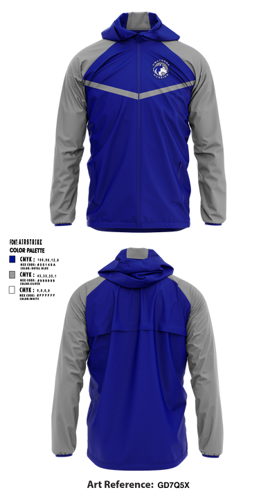 Owatonna Gymnastics 66502573 Windbreaker - 1