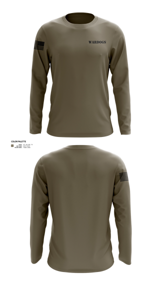 Long Sleeve Performance Shirt, WARDOGSWARDOGS, Army, Teamtime, Team time, sublimation, custom sports apparel, team uniforms, spirit wear, spiritwear, sports uniforms, custom shirts, team store, custom team store, fundraiser sports, apparel fundraiser