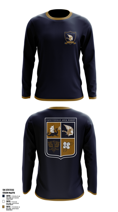 Fayetteville Area Rugby Long Sleeve Performance Shirt - 4