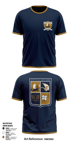 Fayetteville Area Rugby Short Sleeve Performance Shirt - 1