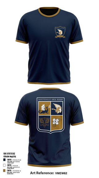 Fayetteville Area Rugby Short Sleeve Performance Shirt - 3