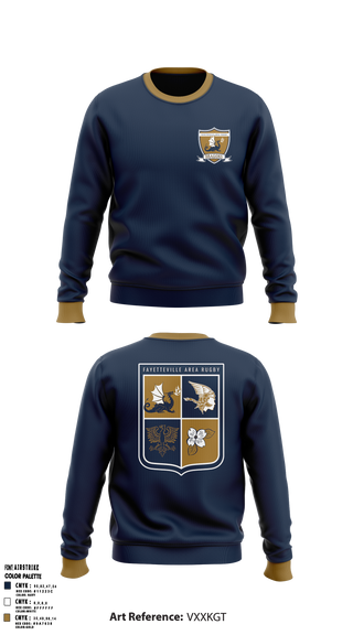 Fayetteville Area Rugby Crew Neck Sweatshirt - 1